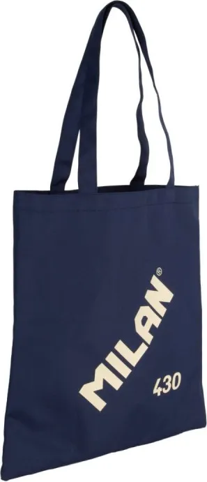BOLSO TELA TOTE BAG MILAN 430 AZUL
