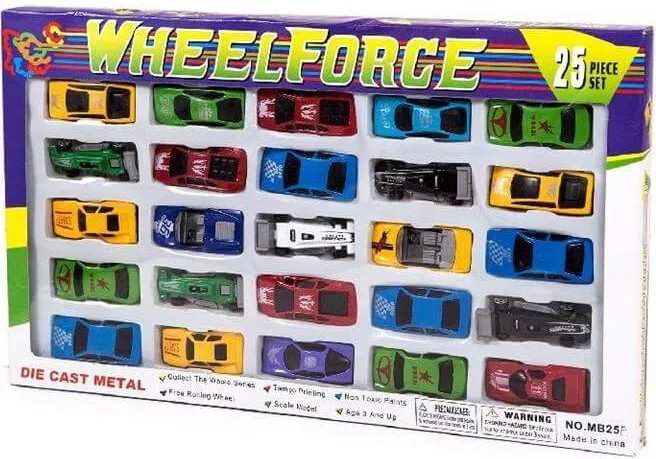 COCHE METAL 25 PIEZAS