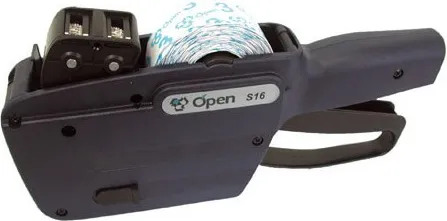 MAQUINA ETIQUETAR OPEN S-16 2 LINEAS 8 CARACTERES
