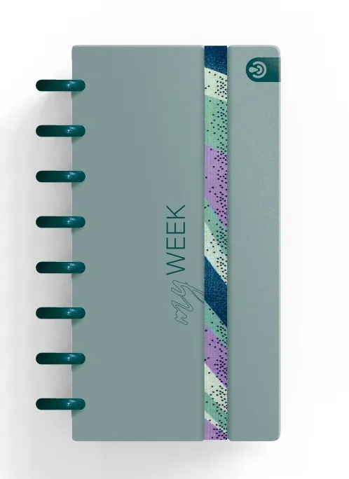 Planificador Ingeniox Semanal 10,5X21 Turquesa