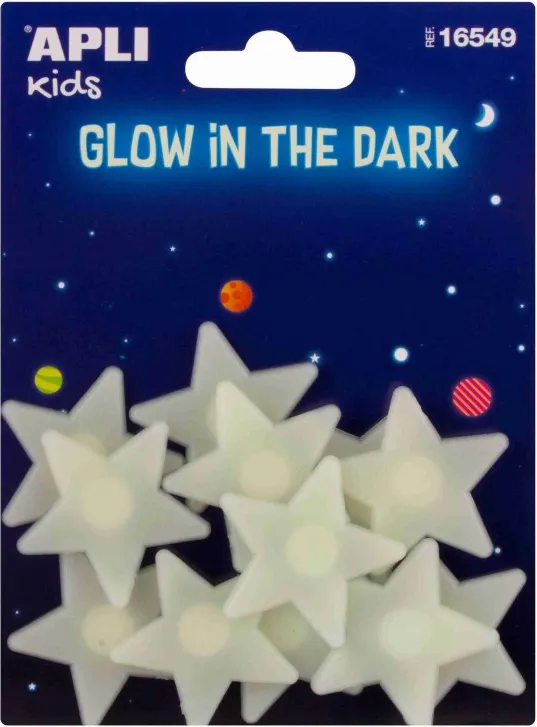 Etiqueta APLI Estrellas Pequeñas Luminiscentes