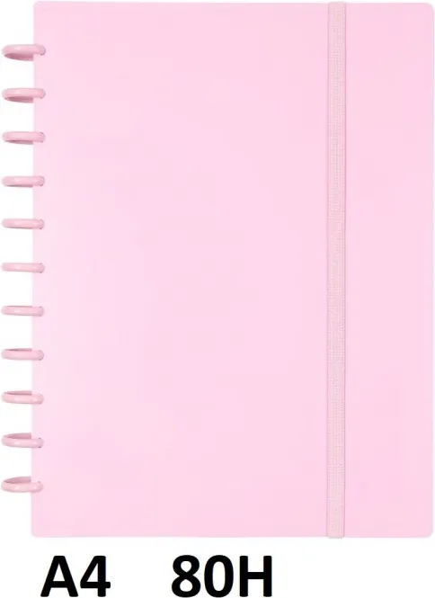 BLOC INGENIOX FOAM A4 ROSA PASTEL 80 HOJAS CUADRO