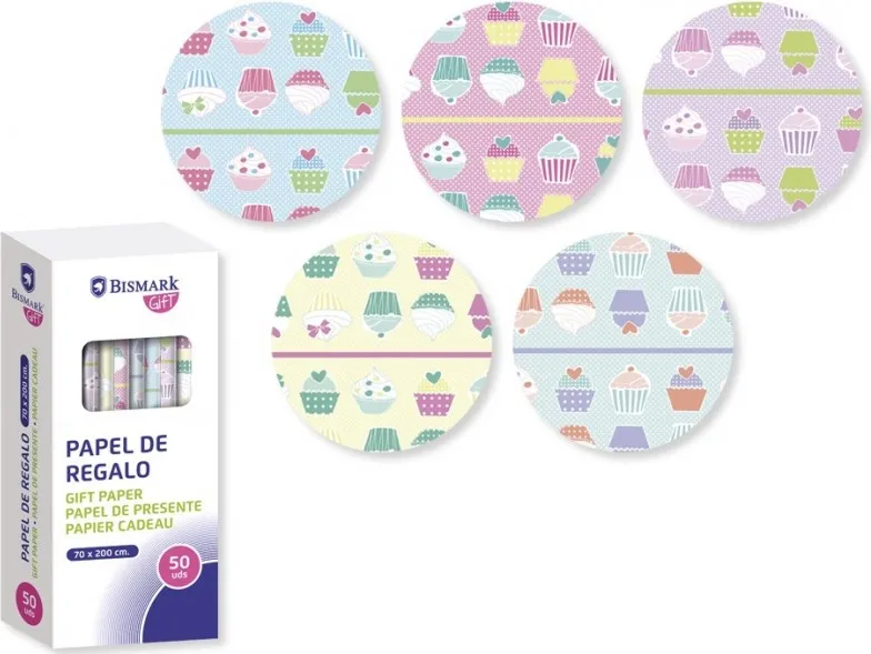 Papel de Regalo Cumpleaños 70X200CM