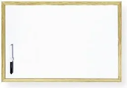 Pizarra blanca marco madera 60x90cm