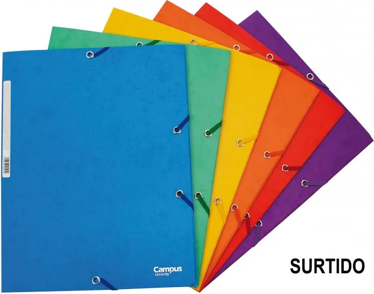 CARPETA CARTÓN A4 SOLAPA SURTIDAS