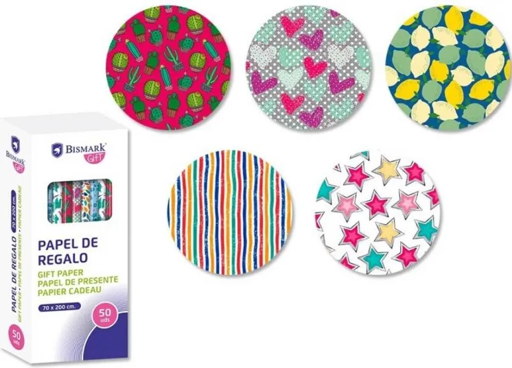 PAPEL DE REGALO TODO TIEMPO MOMENTS 70X200CM