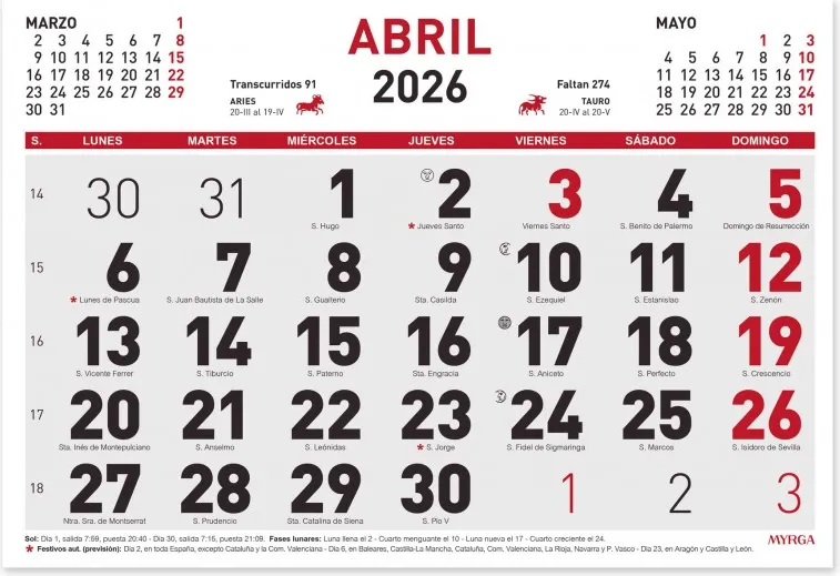 Faldilla Myrga 21X30CM  2026 REF.1593