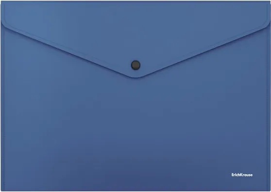 SOBRE BROCHE PP A4 OPACO AZUL