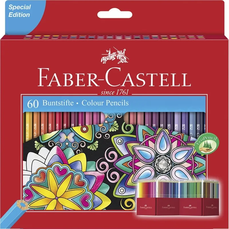 LAPIZ FABER CASTELL 60 COLORES