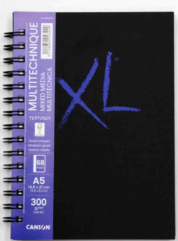BLOC CANSON XL A5 MIX MEDIA TEXTURE