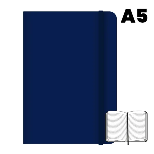 Libreta Campus A5 96H 75G Horiz.azul Marino