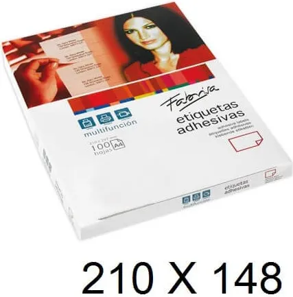 ETIQUETA FABRISA A4 210x148