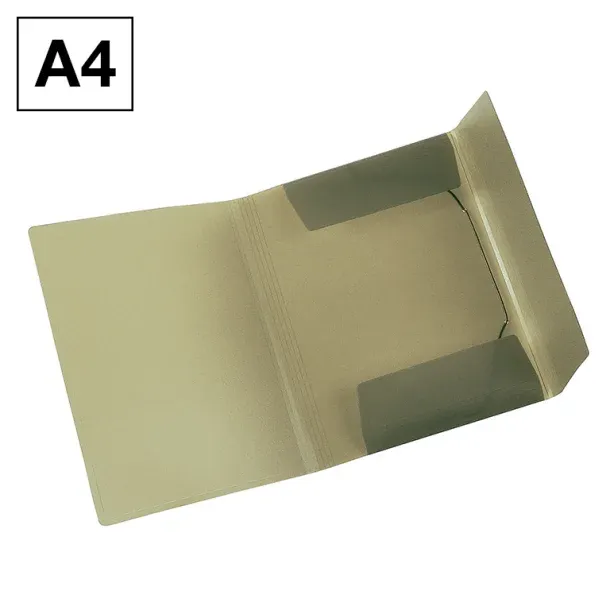 CARPETA POLIPROPILENO A4 SOLAPA TRASLUC. OCRE