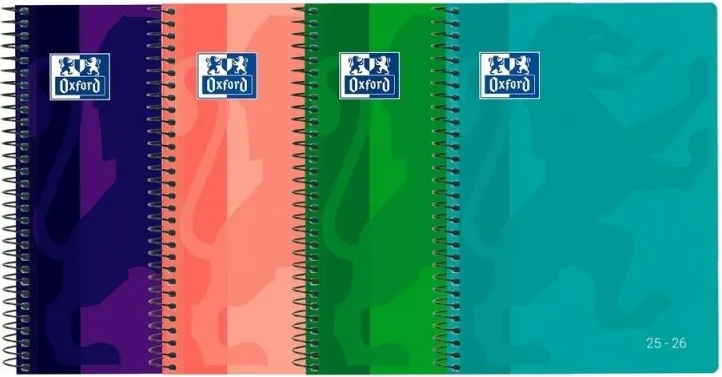 Agenda Escolar Tapa Plástico 4º Semana Vista 25-26