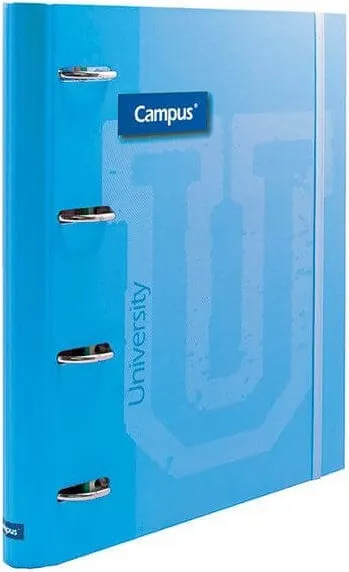 Carpeta Ringbook Soft 4 Anillas C/Recambio Azul Cielo