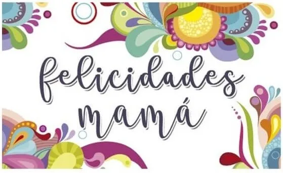 ROLLO ETIQUETAS FELICIDADES MAMA