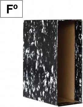 CAJA ARCHIVADOR PLUS FOLIO NEGRO