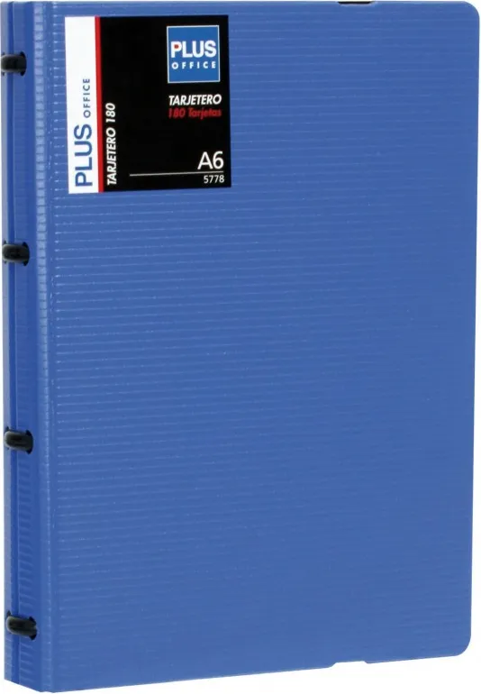TARJETERO PLUS POLIPROPILENO 180 TARJETAS
