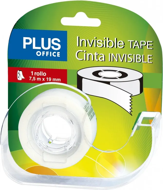 Cinta PLUS Invisible 19X7,5 con Miniportarrollos