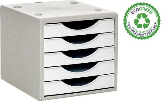 Módulo 5 Cajones Archivotec Blanco