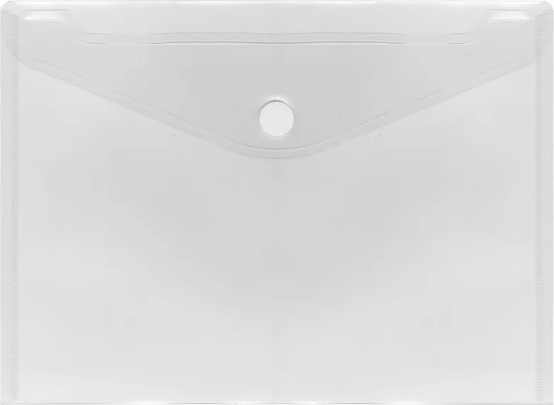 SOBRE VELCRO PP A4 TRANSPARENTE