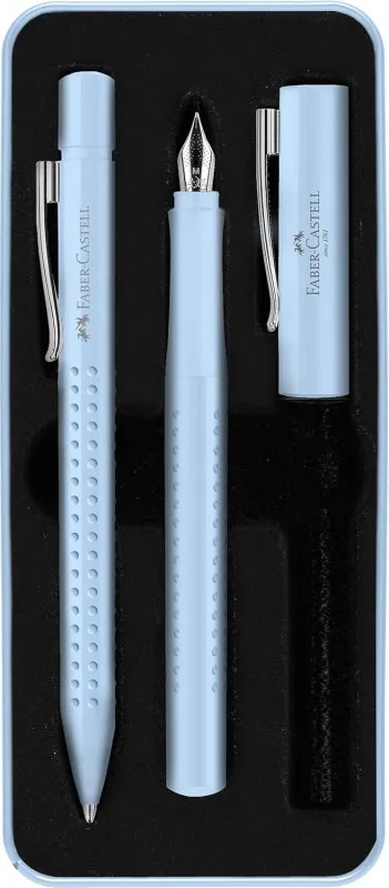 Juego Pluma+Bol Grip 2011 Blue FABER Castell