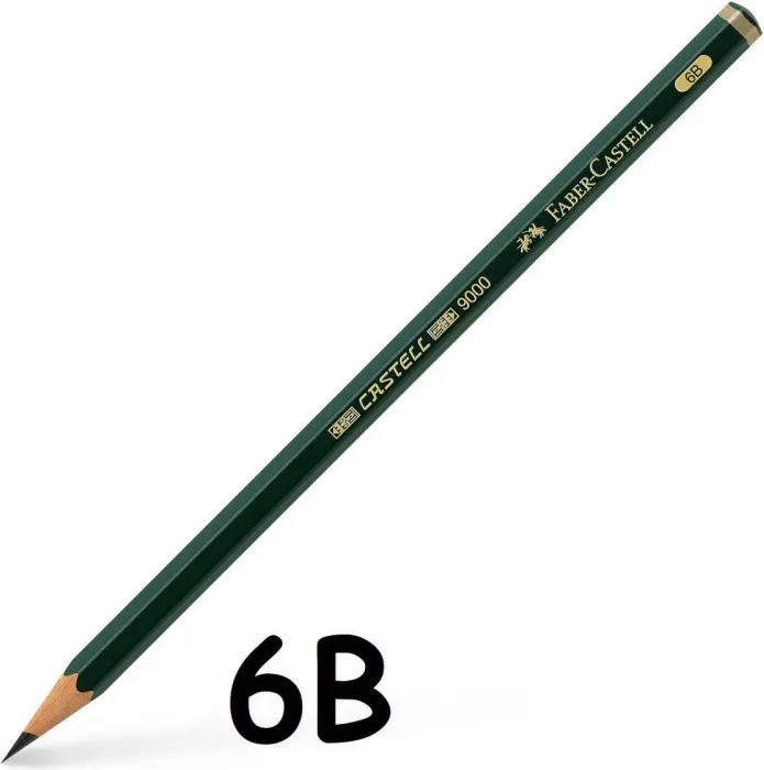 Lapiz FABER Castell 9000- 6B