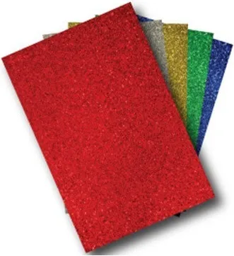 GOMA EVA 20X30 GLITTER ROJO (3 unid)