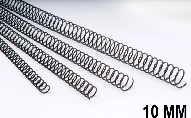 Espiral Metálico  Dhp Negro 10MM