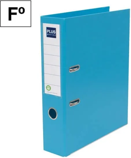 ARCHIVADOR FOLIO PLUS LOMO 75MM AZUL CLARO