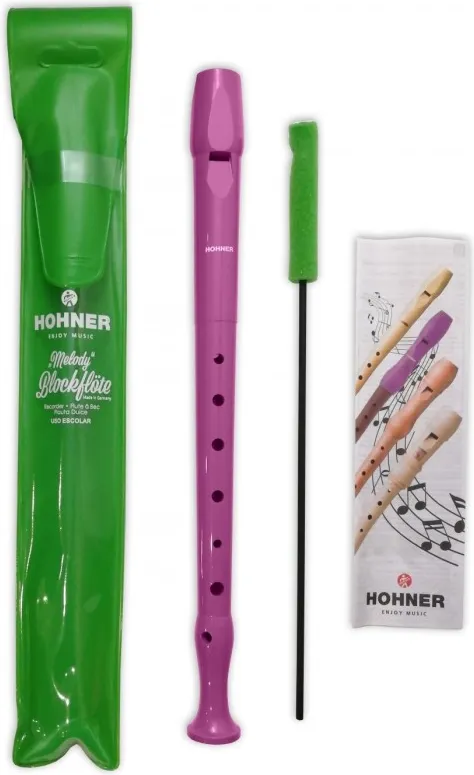FLAUTA HOHNER 9508 VIOLETA FUNDA VERDE