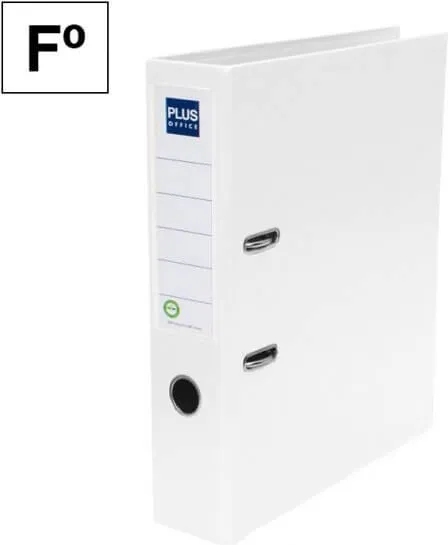ARCHIVADOR FOLIO PLUS LOMO 75MM BLANCO
