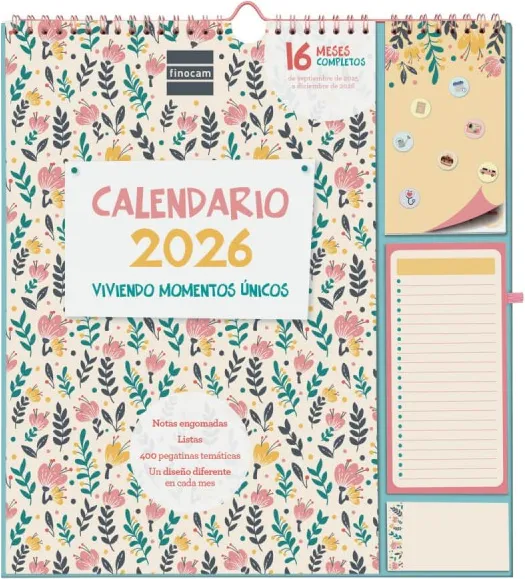 Calendario Finocam PLUS Vitae 16 Meses 25-26