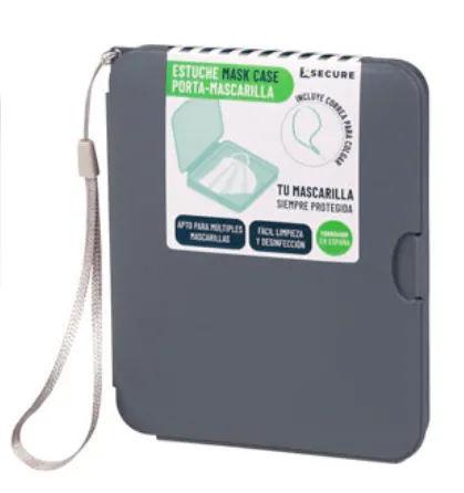 Porta Mascarilla Gris