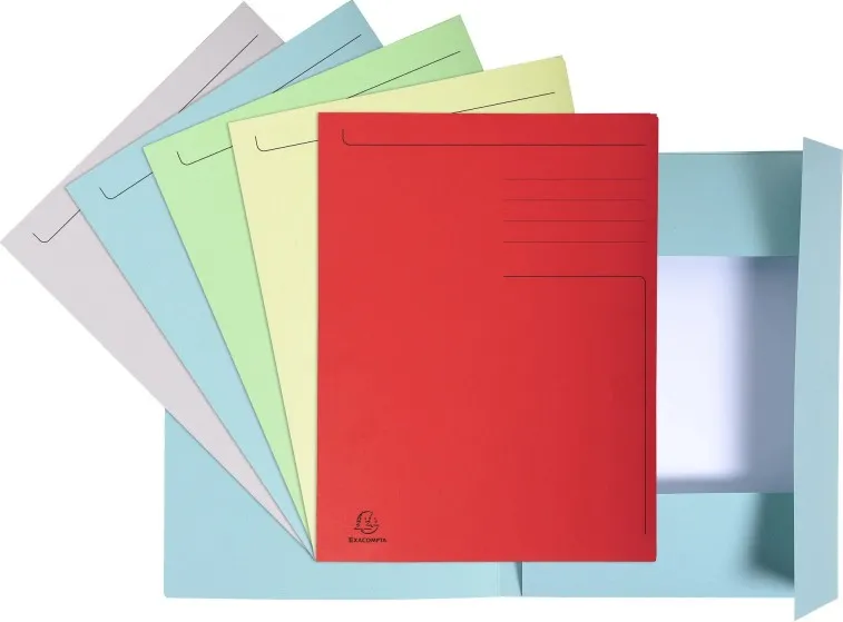 SUBCARPETA EXACOMPTA A4 3SOLAPA SURTIDO