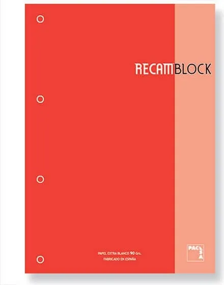 RECAMBIO PACSAA4 80H 5X5 90GR ROJO