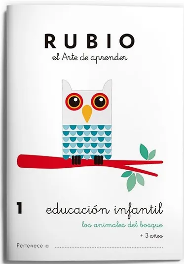 CUADERNO RUBIO EI 1 ANIMALES DEL BOSQUE