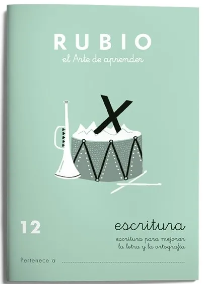 CUADERNO RUBIO ESCRITURA 12