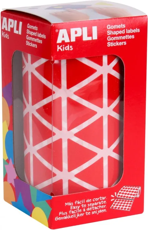 GOMETS ROLLO TRIANGULO 20mm ROJO