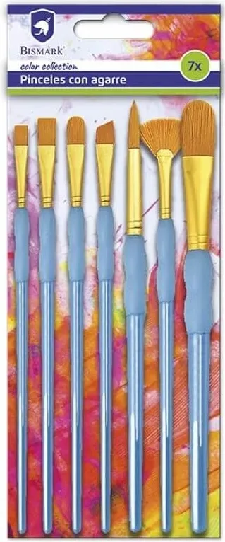 PINCELES CON AGARRE SET 7