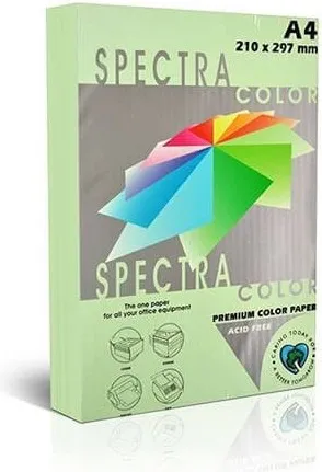 PAPEL A4 SPECTRA VERDE CLARO 80GR 500H
