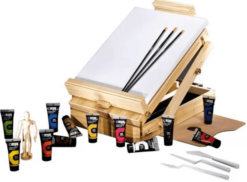 CAJA CABALLETE CON 12 TUBOS Y ACCESORIOS